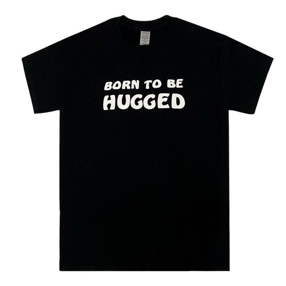 Vintage 80s 90s Born To Be Hugged Graphic Trendy Love TShirt Valentines Day ❤️ - Picture 2 of 5